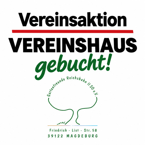 Vereinsaktion am Vereinshaus