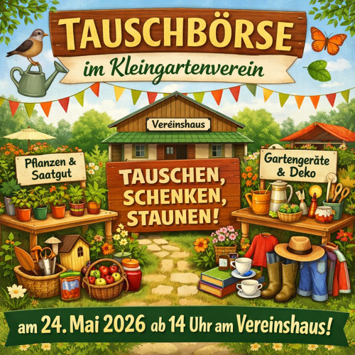 1. Pflanzentauschbörse mit Kaffee und Kuchen